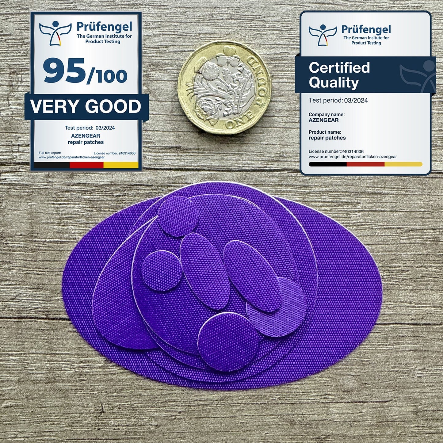 Self-Adhesive Puffer Jacket Repair Patches (30+ Colours)