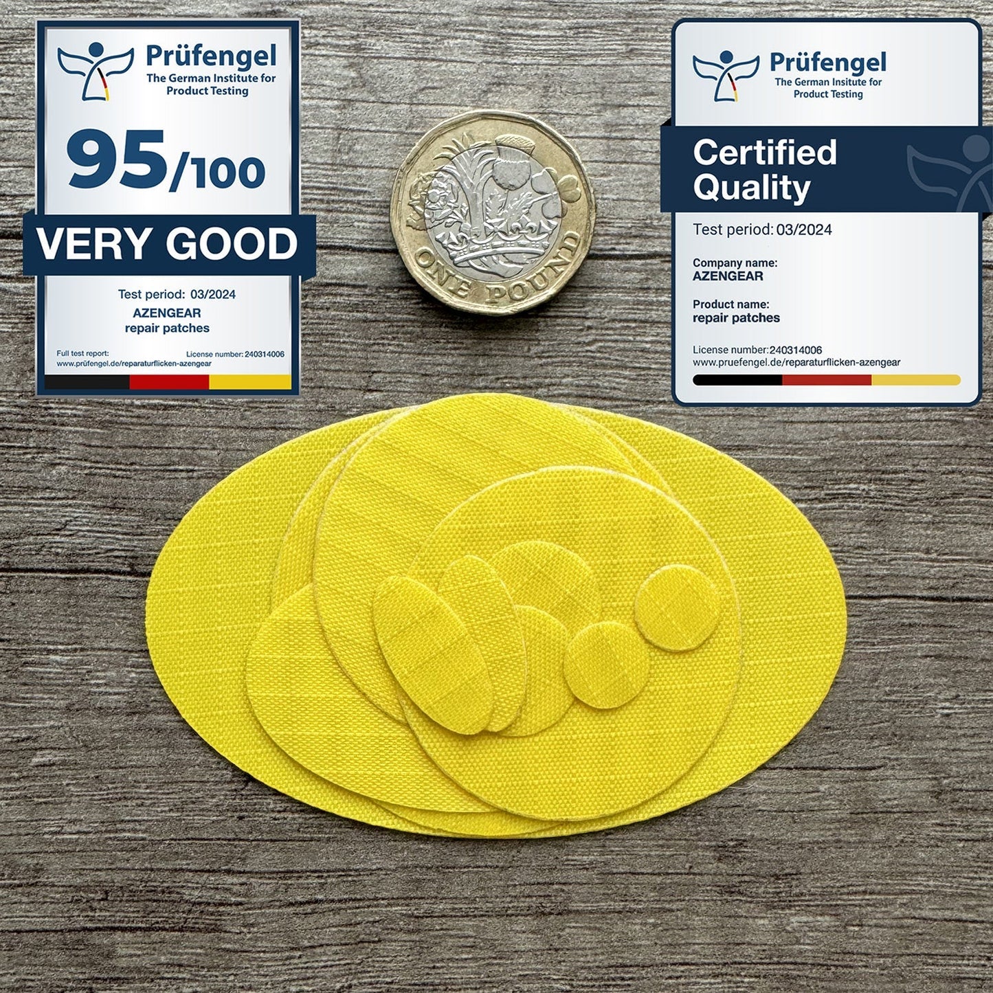 Self-Adhesive Puffer Jacket Repair Patches (30+ Colours)