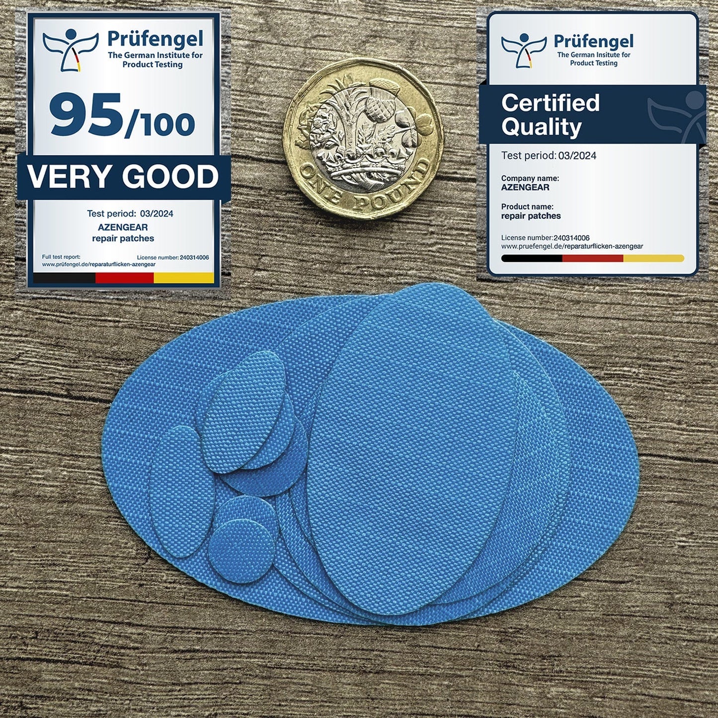 Repair Patches (30+ Colours) for Puffer Jackets, Tents, Upholstery - Stick On, Waterproof, Tear-Cold-Heat-Resistant