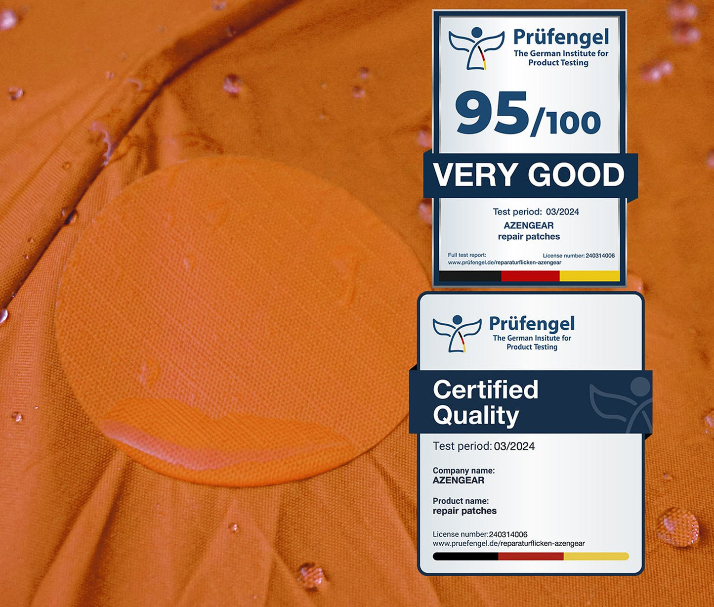 Self-Adhesive Puffer Jacket Repair Patches (30+ Colours)