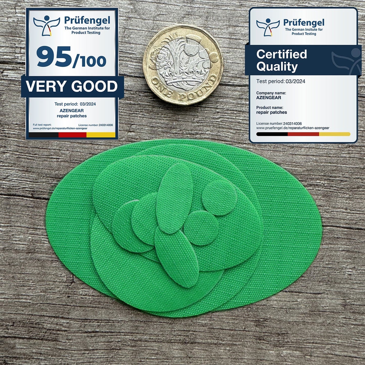 Self-Adhesive Puffer Jacket Repair Patches (30+ Colours)