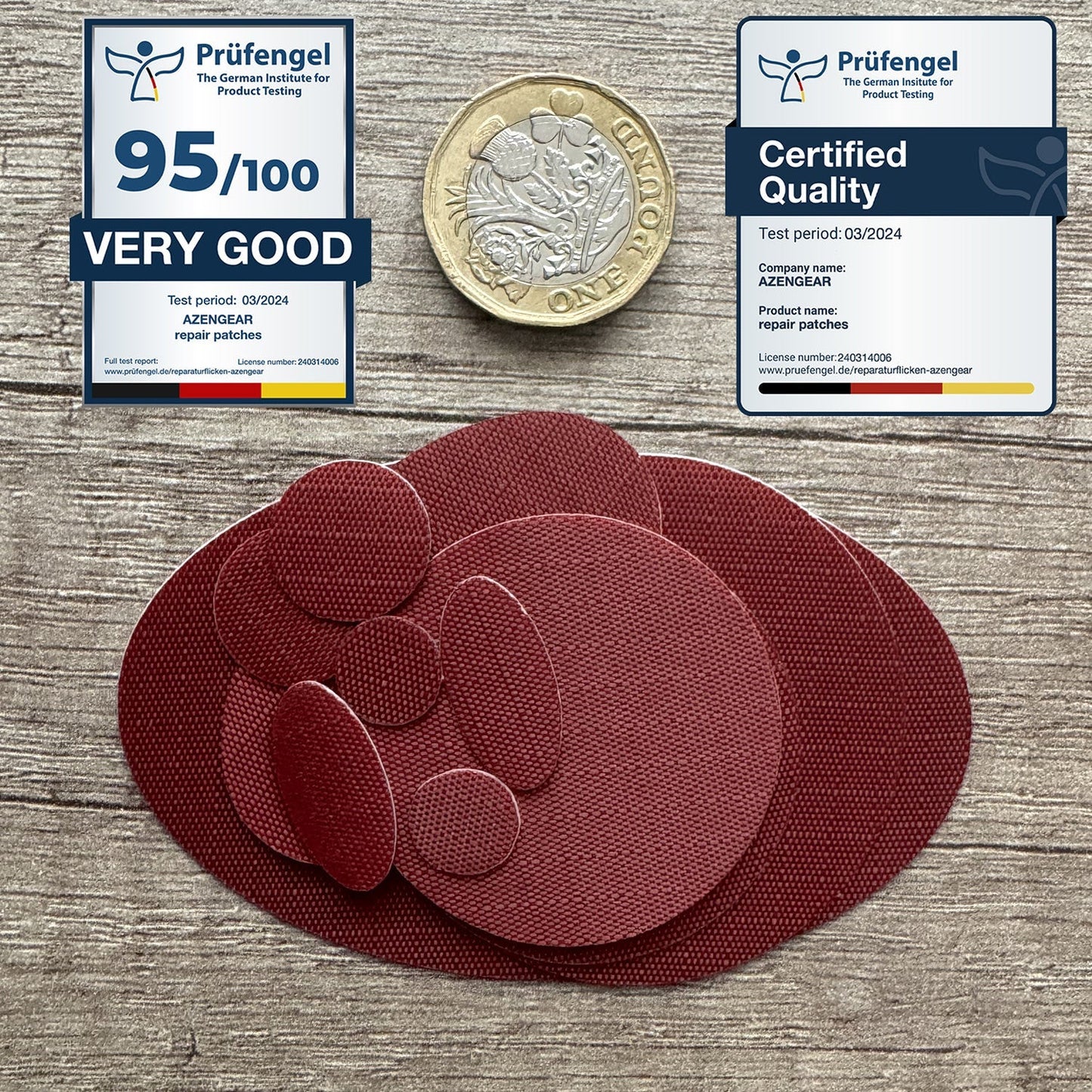 Self-Adhesive Puffer Jacket Repair Patches (30+ Colours)