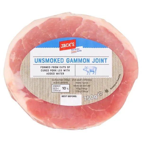 Jack's Unsmoked Gammon Joint 750g