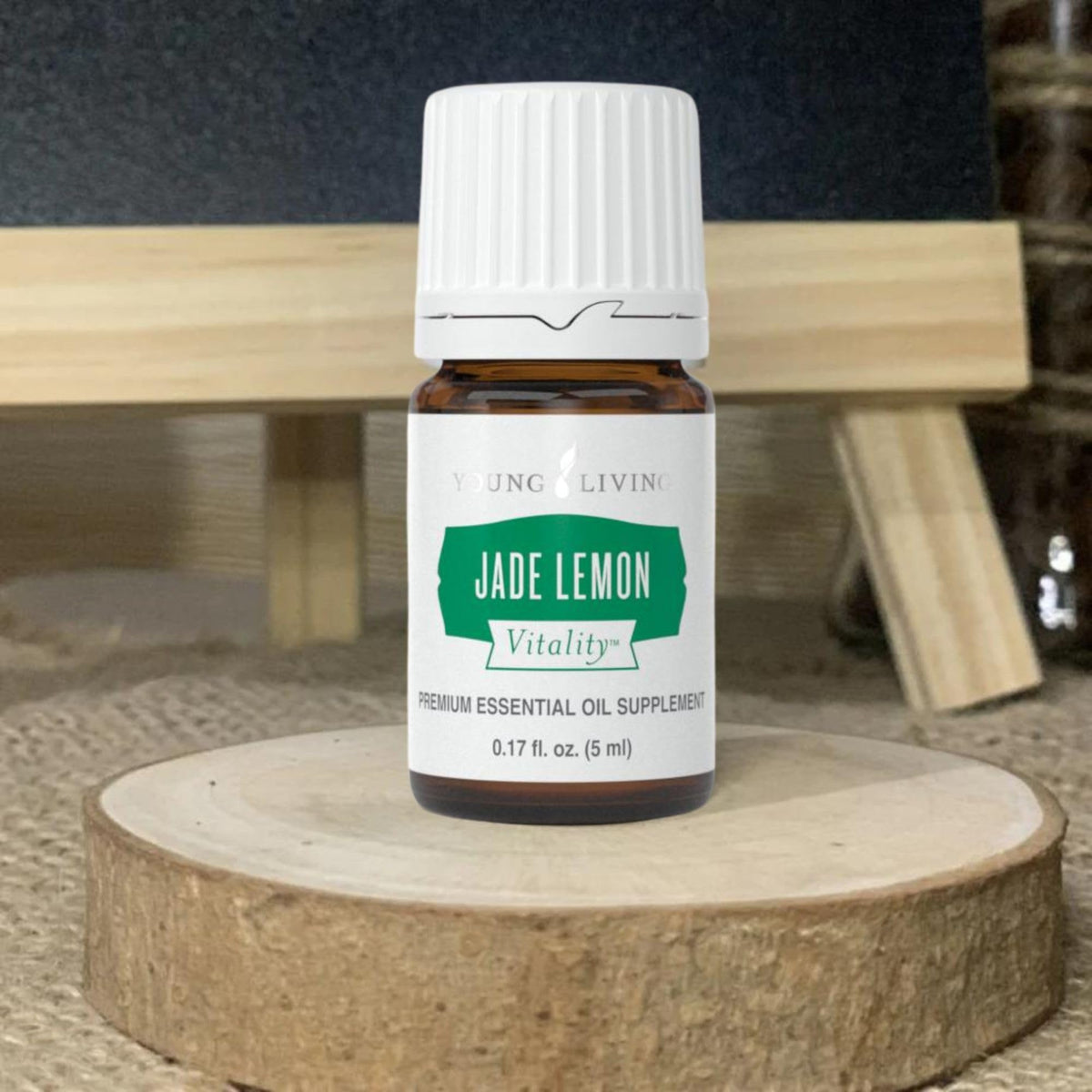 Young Living Jade Lemon Vitality 5 ml | Fresh Culinary Essential Oil with Natural Cleansing Properties