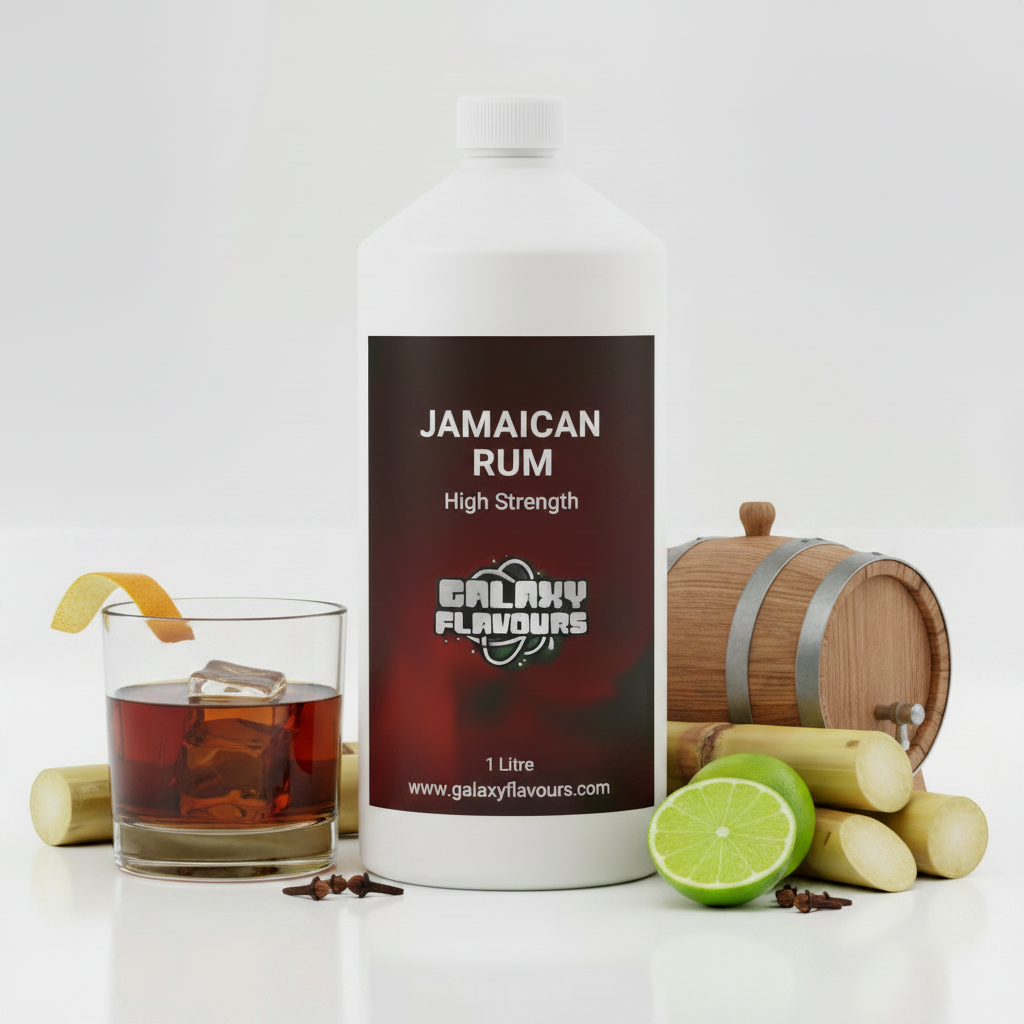 Jamaican Rum Food Flavouring - Professional High Strength - 1 Litre