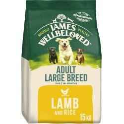 James Wellbeloved Adult Large Breed Dry Dog Food Lamb & Rice 15kg