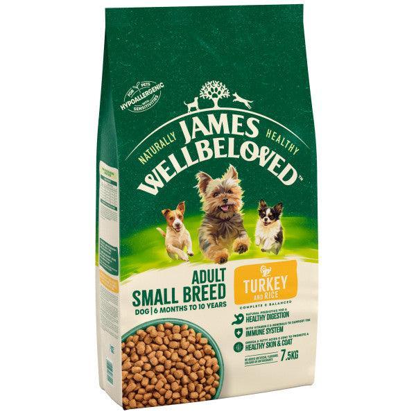 James Wellbeloved Adult Small Breed Turkey & Rice Dry Dog Food
