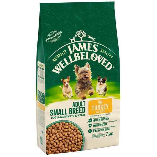 James Wellbeloved Dog Adult Small Turkey & Rice