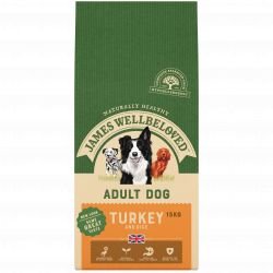 JAMES WELLBELOVED Turkey & Rice Kibble Adult Maintenance 15kg
