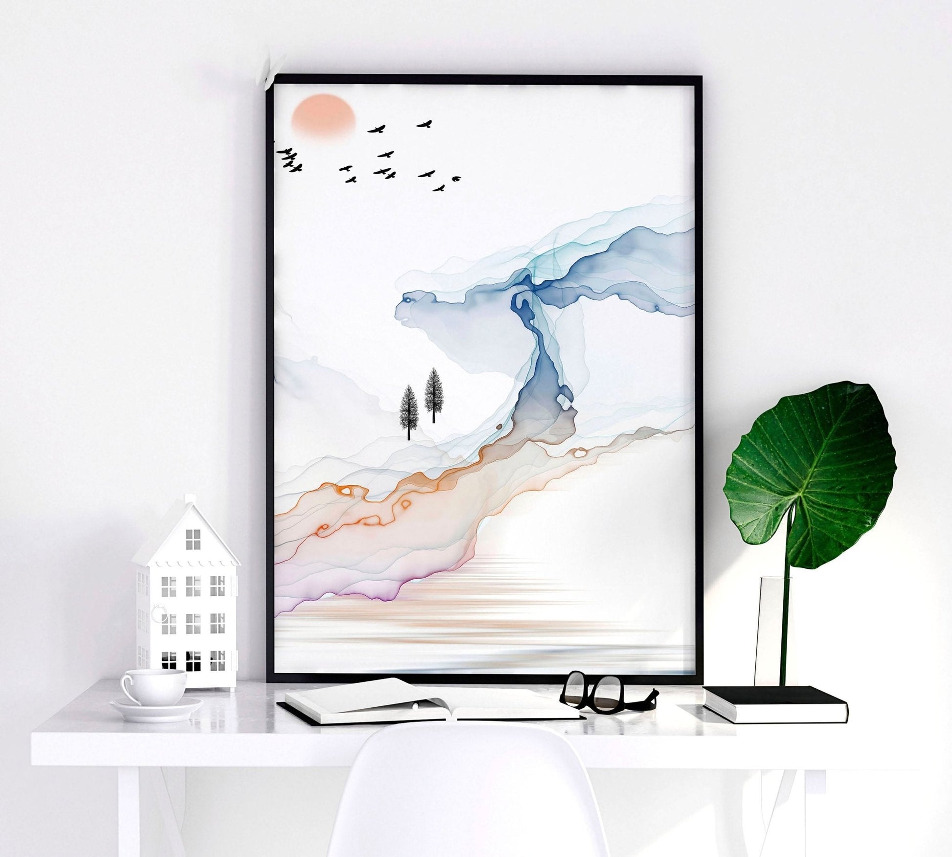 Japan gallery wall art | set of 3 wall art for bedrooms