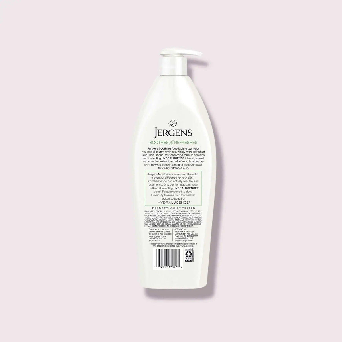 JERGENS Soothing Aloe Refreshing Moisturizer 21oz