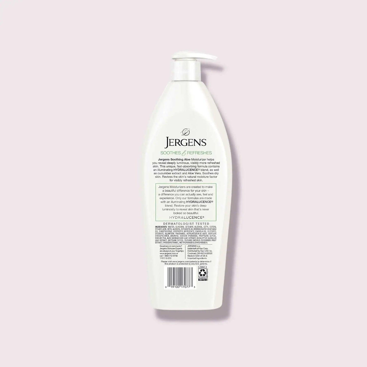 JERGENS Soothing Aloe Refreshing Moisturizer 21oz