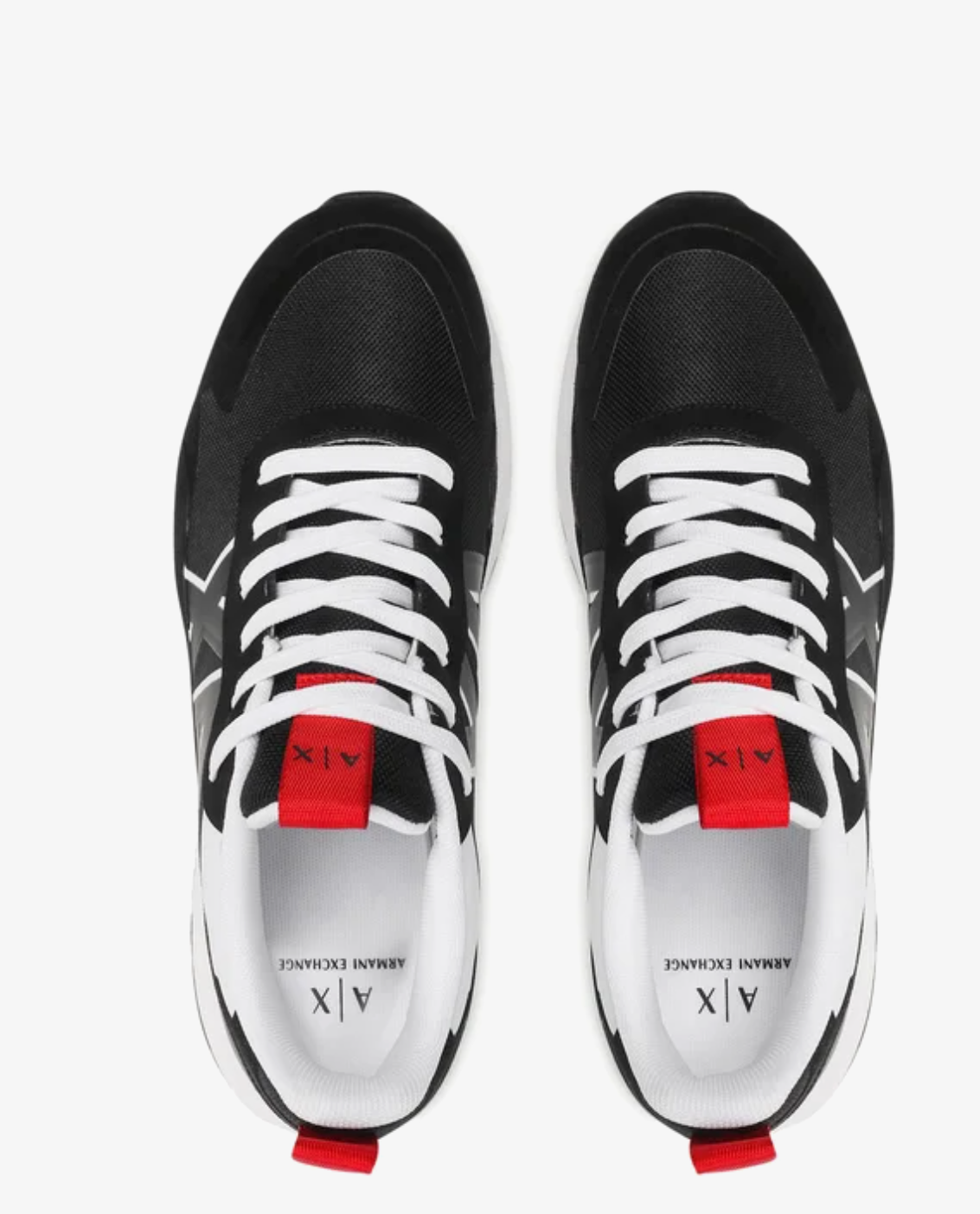 UK 12 Armani Exchange XUX114 XV514 Men’s Black Sneakers – EU 45