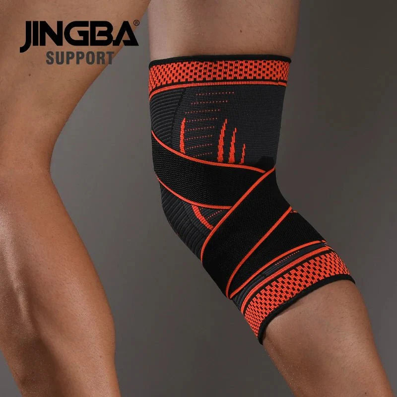 Adjustable Knee Support Compression Sleeve for Gym Sports Protection