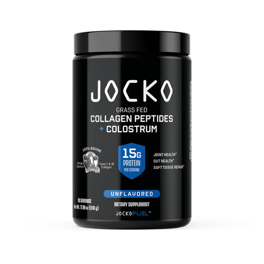 Jocko Fuel Collagen Powder with Colostrum – 15g Collagen + 2g Colostrum | Gut, Joint & Immune Support (30 Servings)