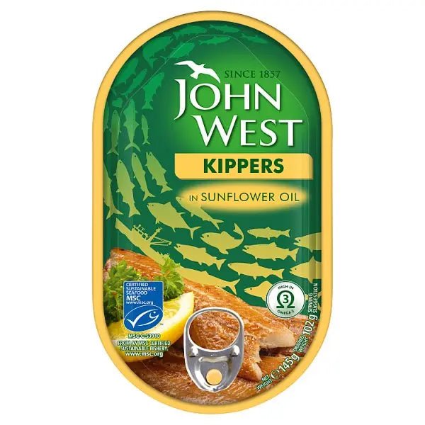 John West Kippers in Sunflower Oil 145g (Case of 10)