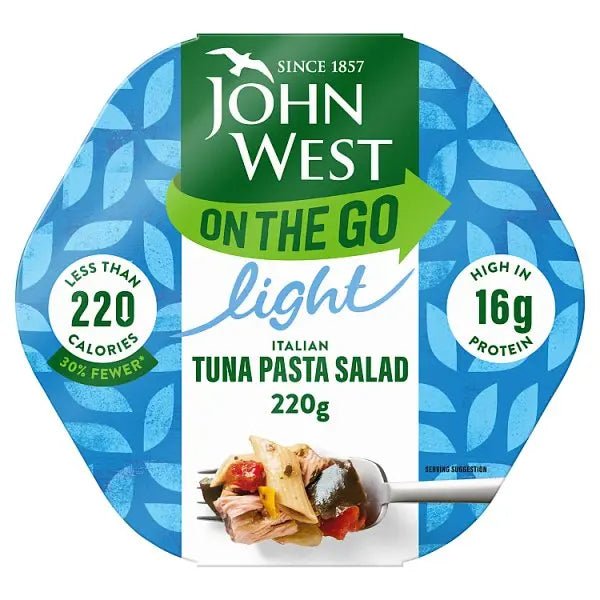 John West on the Go Light Italian Tuna Pasta Salad 220g (Case of 6)