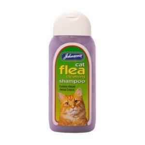 Johnsons Cat Flea Cleansing Shampoo 200mlx6