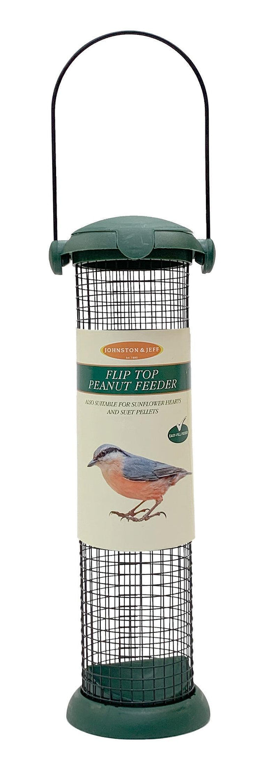 Johnston & Jeff Flip Top Peanut Feeder 28cm