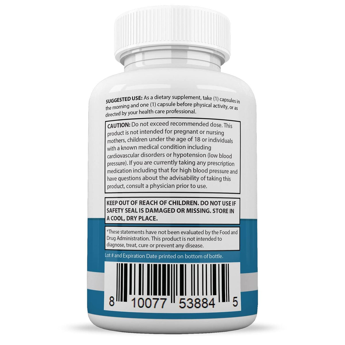 Justified Laboratories 3 Pack Glucotrust Max 1295MG Formula - 180 Capsules