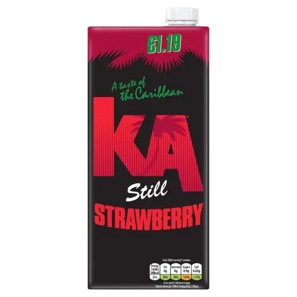 KA Still Strawberry 1 Litre (Case of 12)