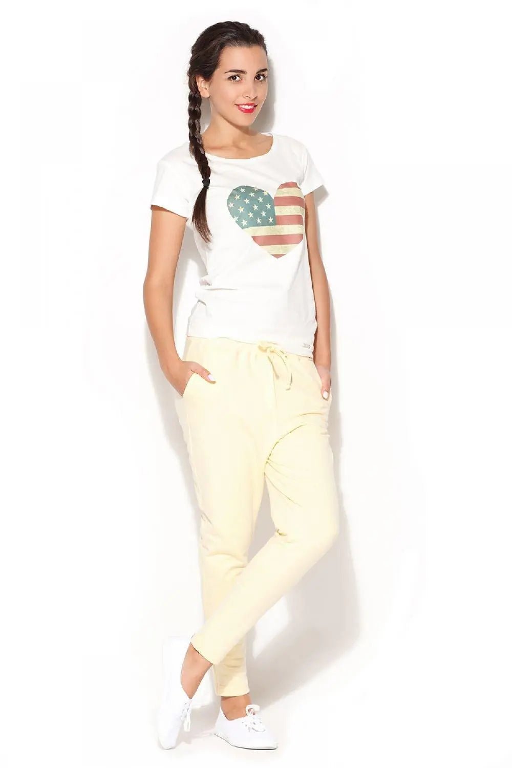 Katrus loose-fitting sweatpants with a slightly lowered crotch women trousers