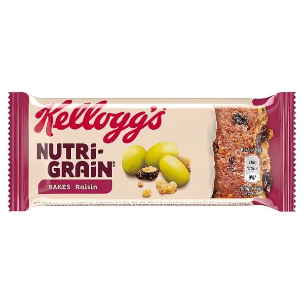 Kellogg's Nutri-Grain Bakes Raisin 45g (Case of 24)