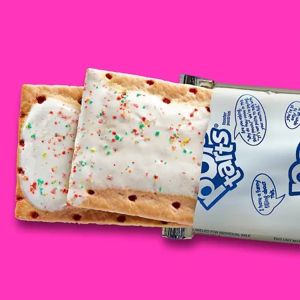 Kellogg's Pop Tarts Frosted Strawberry Sensation Pastry Snacks 8x48g (Case of 6)