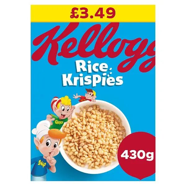 Kellogg's Rice Krispies Breakfast Cereal 7 x 430g (Case of 7)