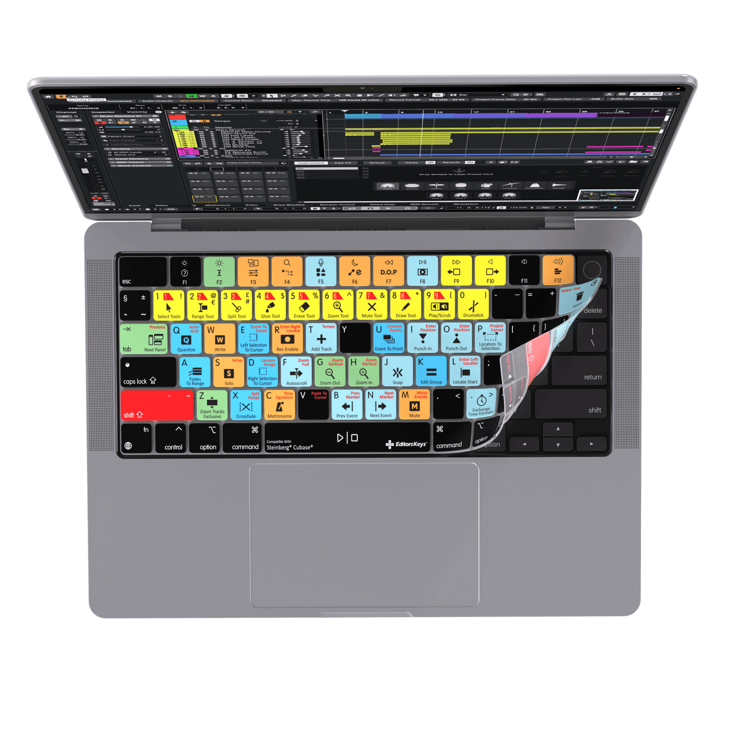 Keyboard Cover designed for Steinberg Cubase | for MacBook and iMac