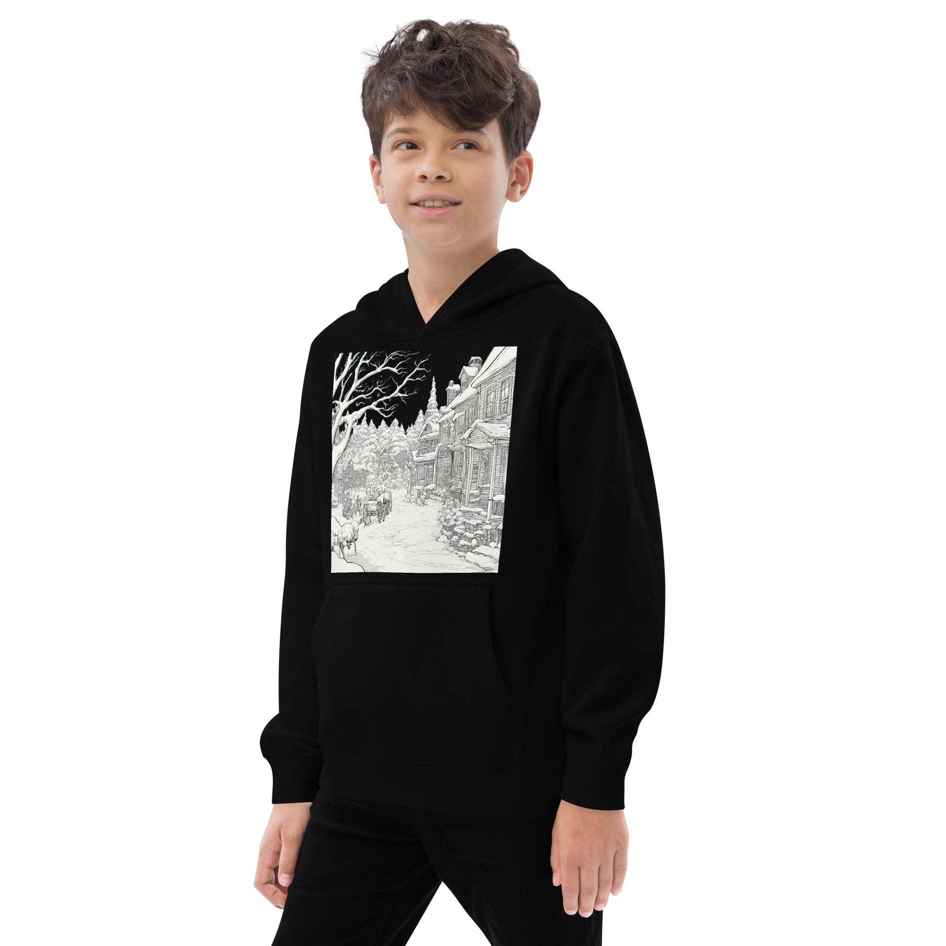 Kids fleece hoodie