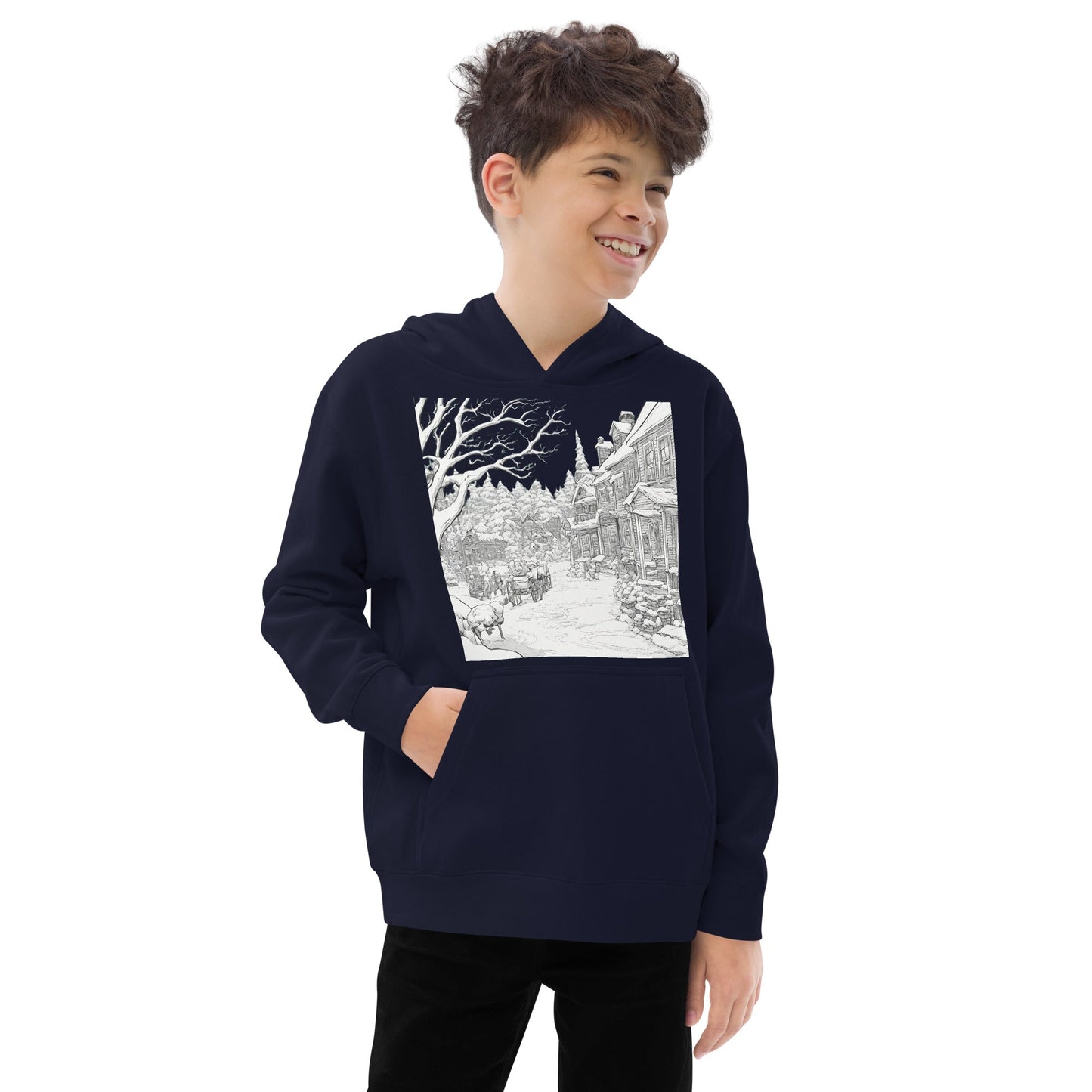 Kids fleece hoodie