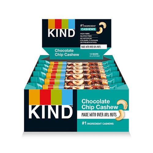 KIND Chocolate Chip Cashew Bar 40g (Box of 12)