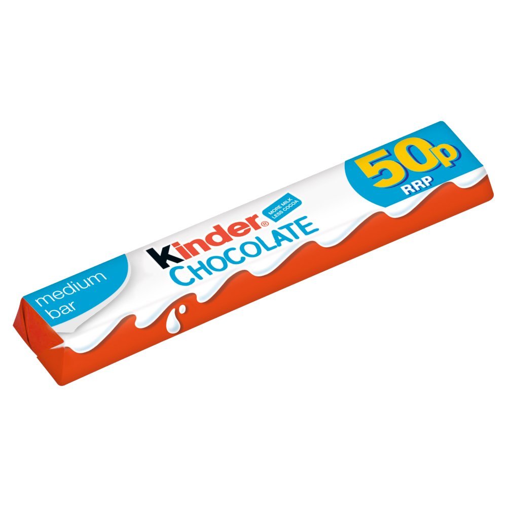 Kinder Chocolate Medium Bar 21g (Box of 36)