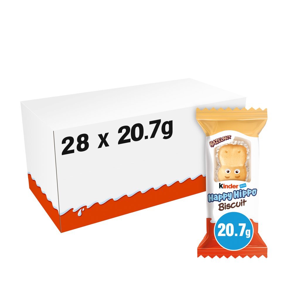 Kinder Happy Hippo Hazelnut Biscuit 20.7g (Box of 28)