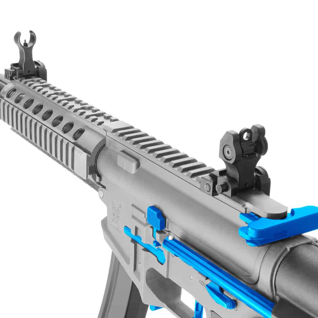 King Arms PDW 9mm SBR Long - Grey & Blue (Limited Edition)