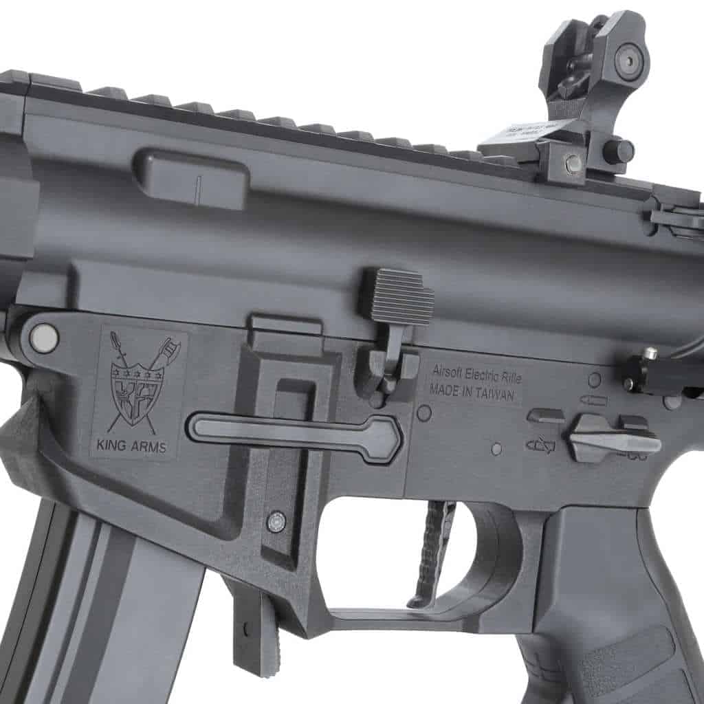 King Arms PDW 9mm SBR Shorty - Grey & Red (Limited Edition)