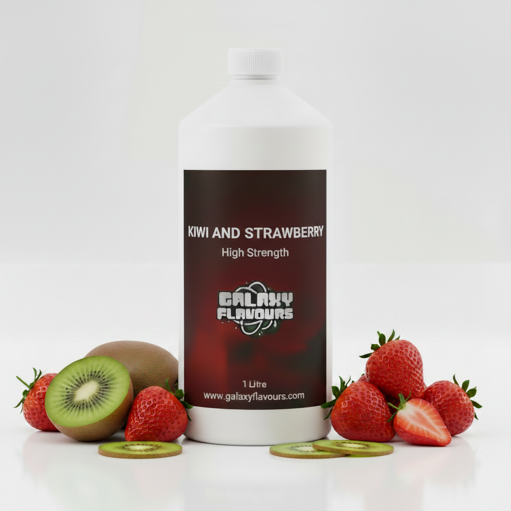 Kiwi and Strawberry Food Flavouring - Professional High Strength - 1 Litre