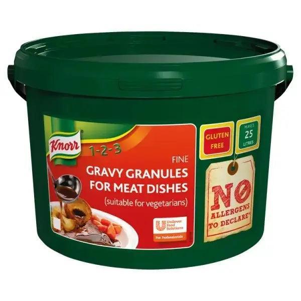 Knorr Gluten Free Gravy Granules for Meat Dishes 25L