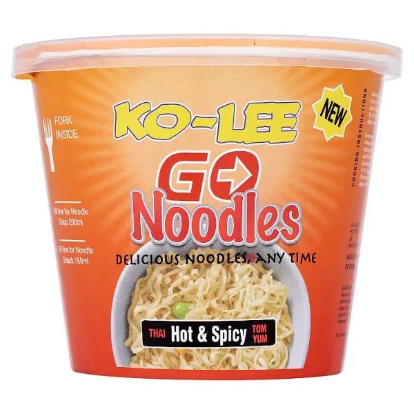 Ko-Lee Go Noodles Thai Hot & Spicy Tom Yum 65g (Case of 6)