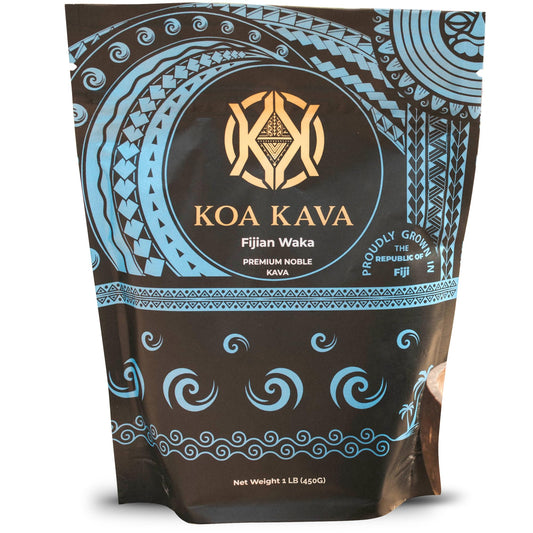 Koa Kava Fiji Kava Powder – Premium Noble Waka Kava Root, Savusavu, Fiji | 1 lb