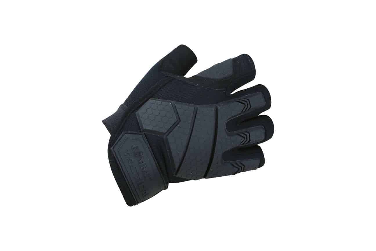 Kombat UK Alpha Fingerless Gloves - Black