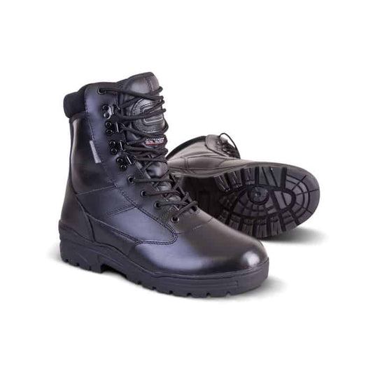Kombat UK Leather Patrol Boot 8" - Black
