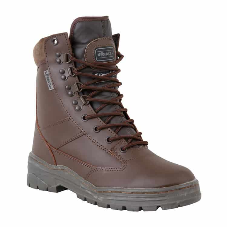 Kombat UK Leather Patrol Boot 8" - Brown