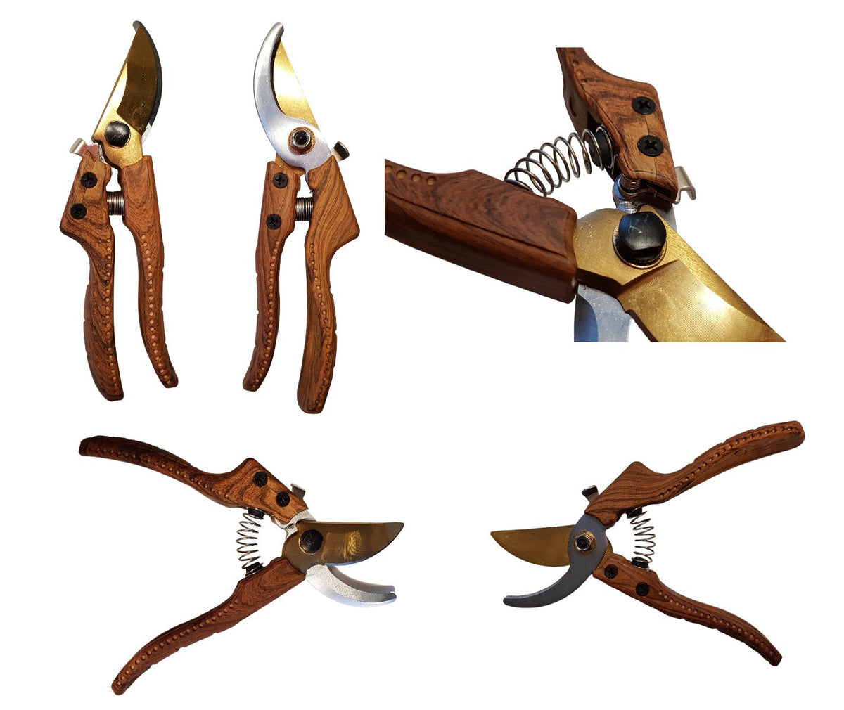 Bypass Steel V-Series Garden Pruning Shears Landscape Fabric Home and Garden Use