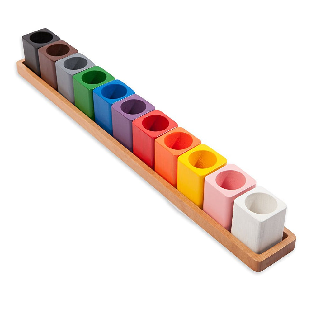 Pencil Holders On A Wooden Stand