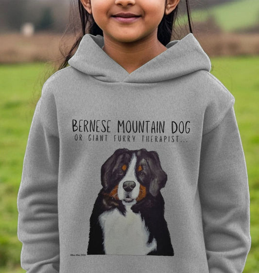 Bernese Mountain Dog Child's Hoodie – Cozy Up with a Giant Furry Therapist!
