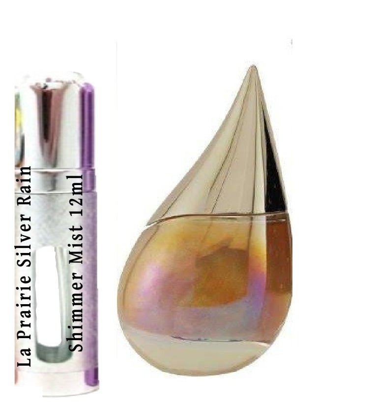La Prairie Silver Rain Shimmer Mist sample vials