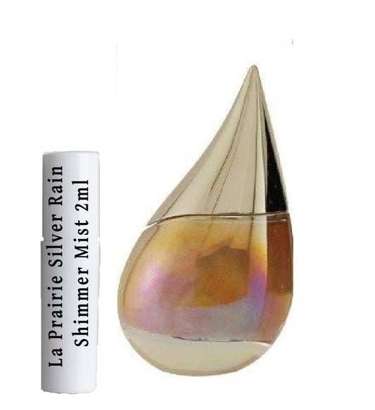 La Prairie Silver Rain Shimmer Mist sample vials