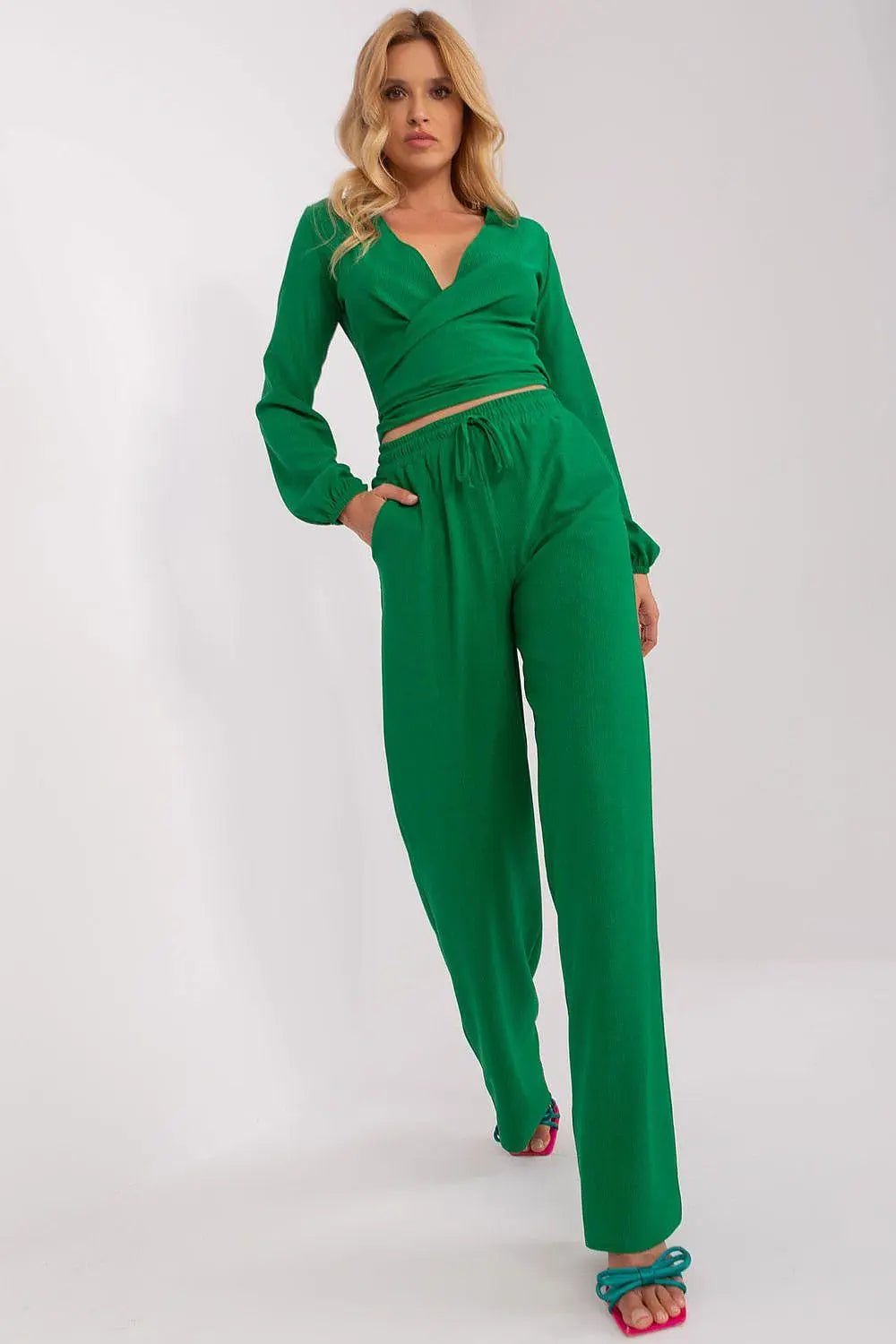 Lakerta casual set of blouse and pants